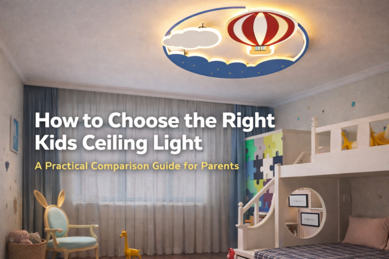How to Choose the Right Kids Ceiling Light